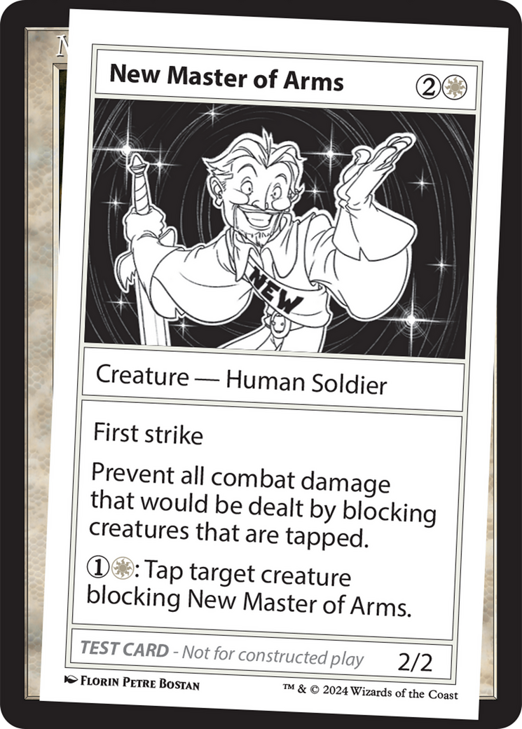 New Master of Arms [Mystery Booster 2 Playtest Cards] - Destination Retro