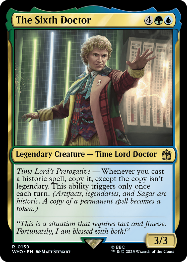 The Sixth Doctor [Doctor Who] - Destination Retro