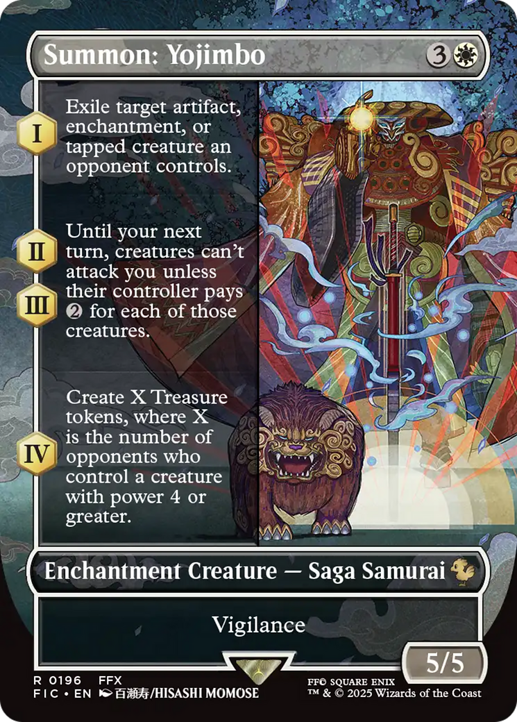 Summon: Yojimbo (Borderless) [FINAL FANTASY Commander] - Destination Retro