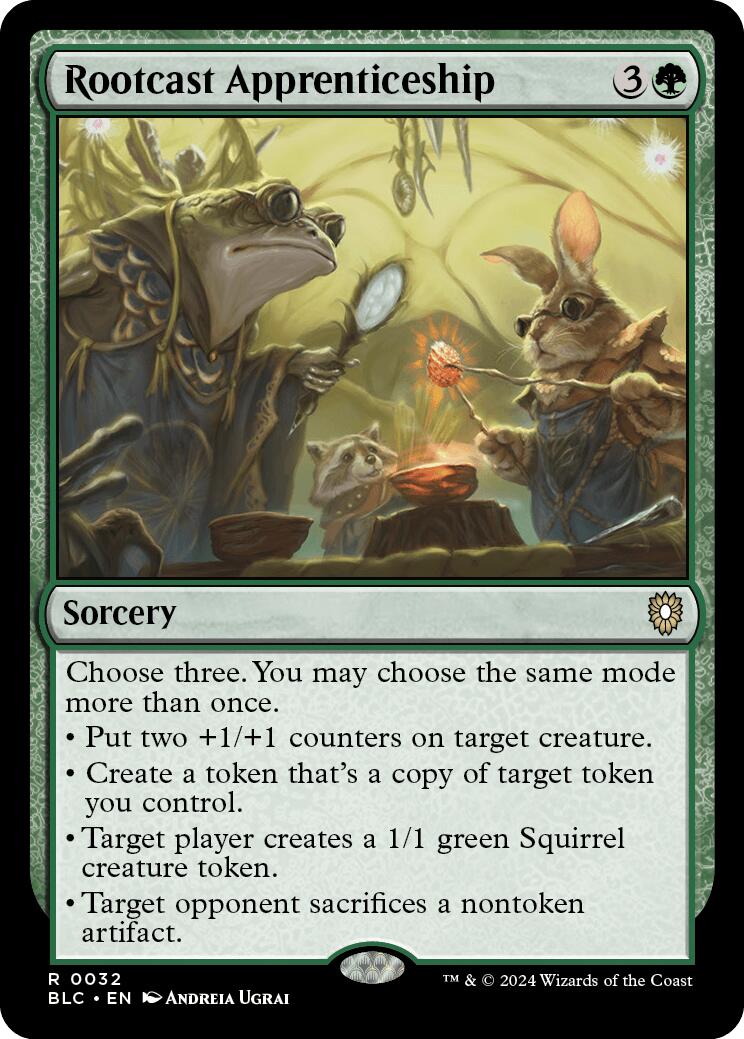 Rootcast Apprenticeship [Bloomburrow Commander] - Destination Retro