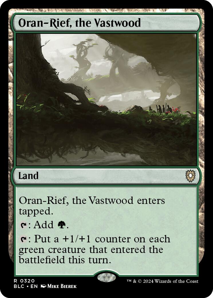 Oran-Rief, the Vastwood [Bloomburrow Commander] - Destination Retro