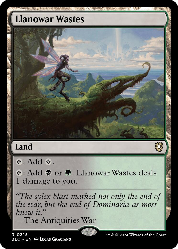 Llanowar Wastes [Bloomburrow Commander] - Destination Retro