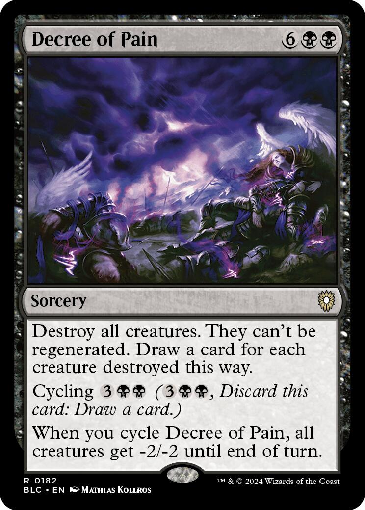 Decree of Pain [Bloomburrow Commander] - Destination Retro