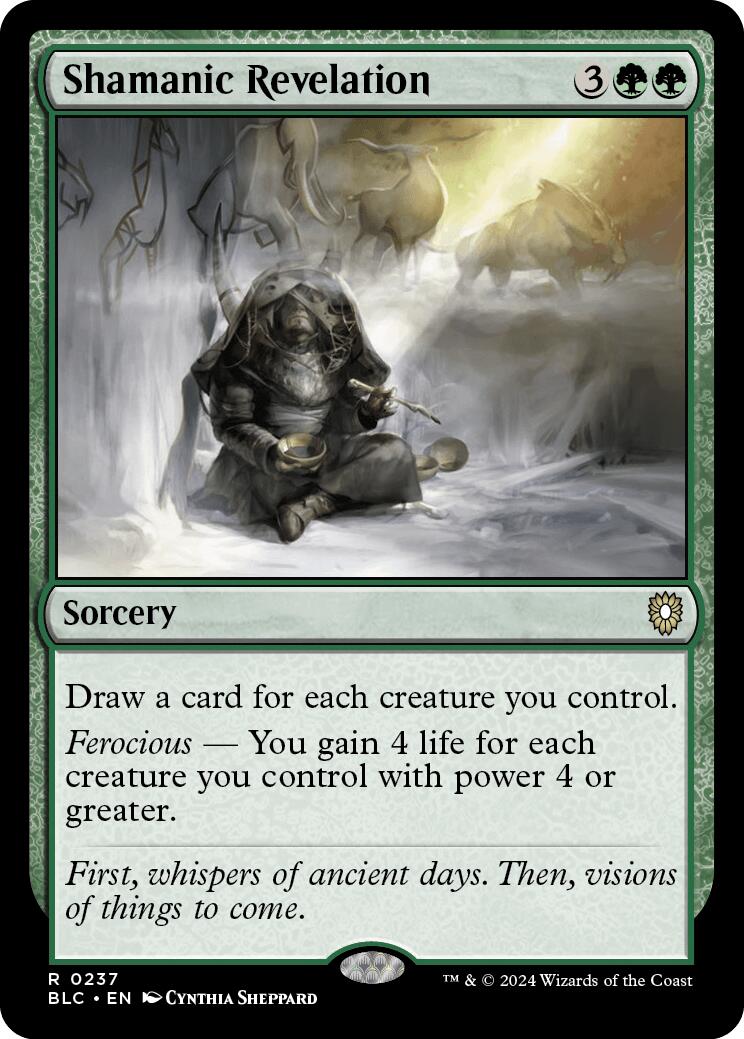 Shamanic Revelation [Bloomburrow Commander] - Destination Retro