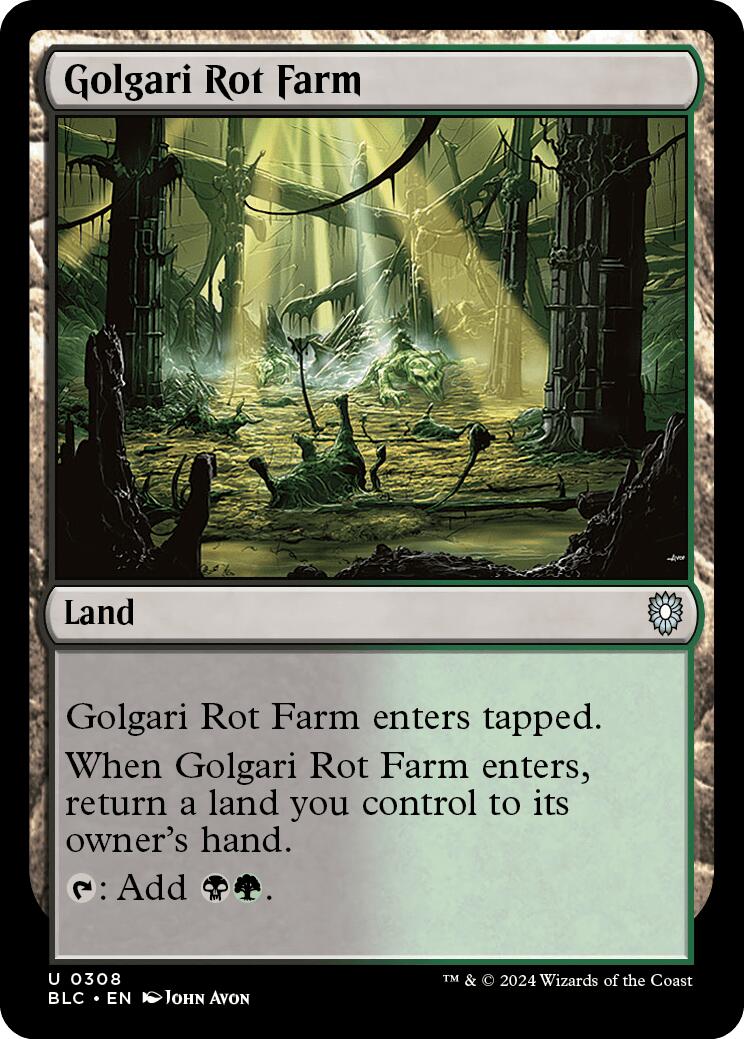 Golgari Rot Farm [Bloomburrow Commander] - Destination Retro