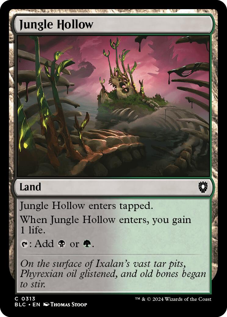 Jungle Hollow [Bloomburrow Commander] - Destination Retro