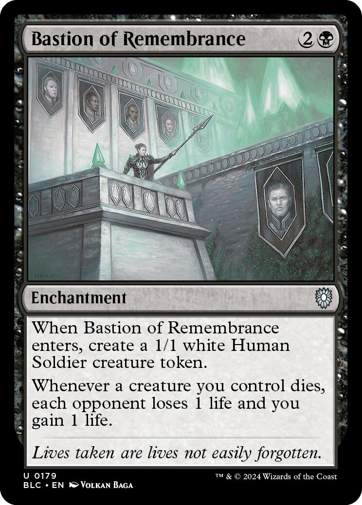 Bastion of Remembrance [Bloomburrow Commander] - Destination Retro