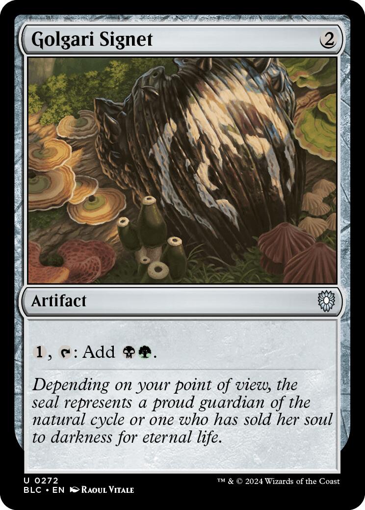 Golgari Signet [Bloomburrow Commander] - Destination Retro