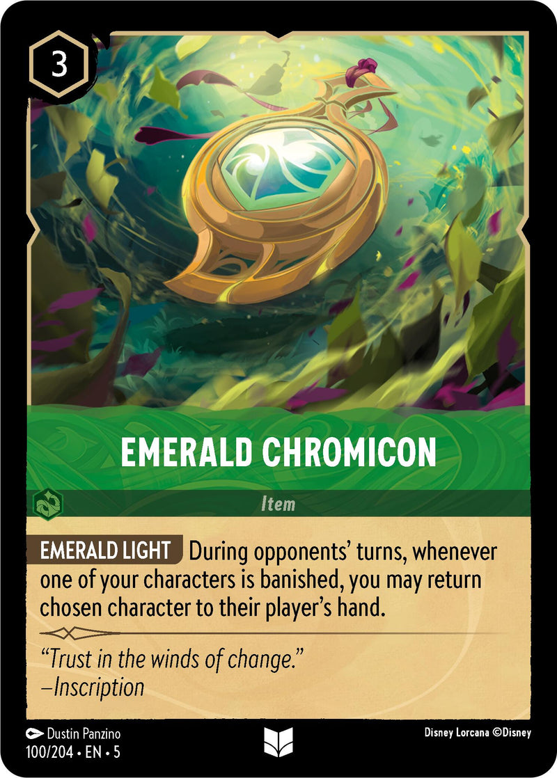 Emerald Chromicon (100/204) [Shimmering Skies] - Destination Retro