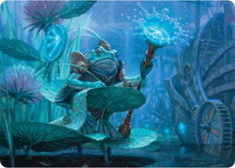 Dour Port-Mage Art Card [Bloomburrow Art Series] - Destination Retro