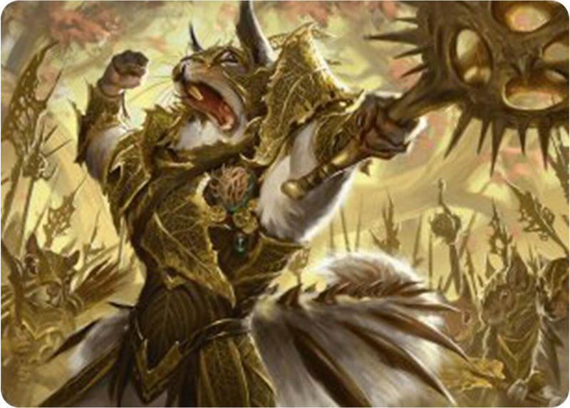 Honored Dreyleader Art Card [Bloomburrow Art Series] - Destination Retro