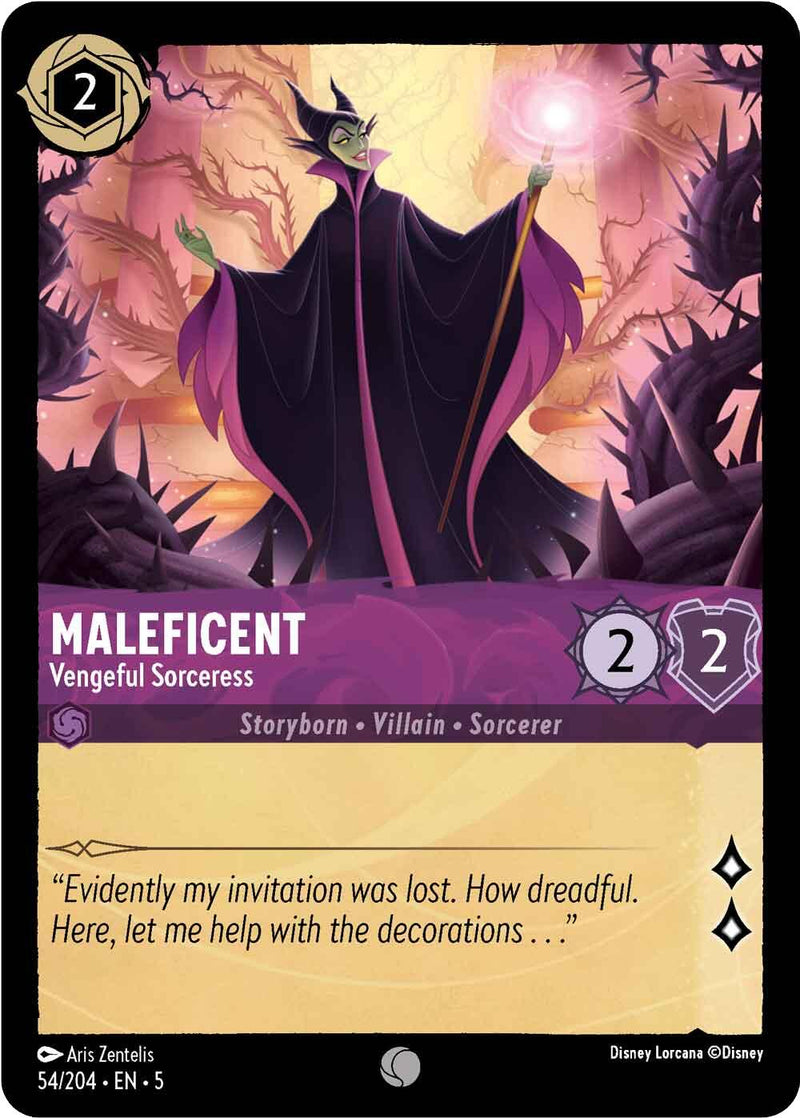 Maleficent - Vengeful Sorceress (54/204) [Shimmering Skies] - Destination Retro