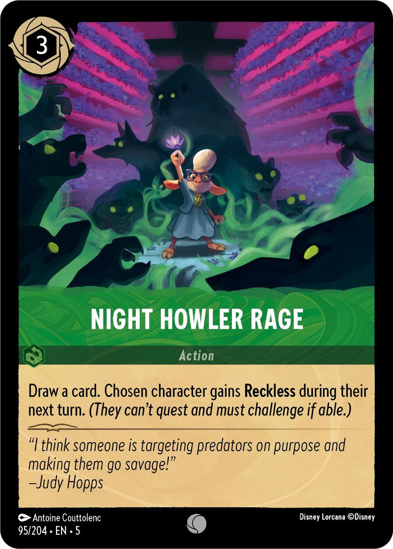 Night Howler Rage (95/204) [Shimmering Skies] - Destination Retro
