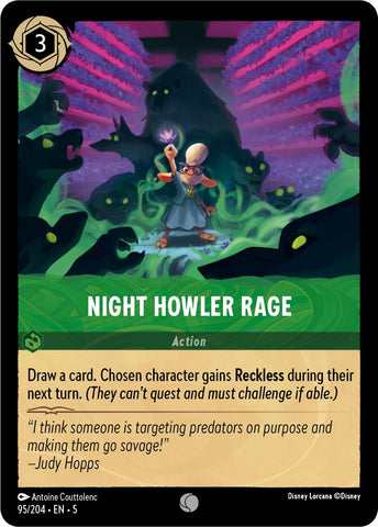 Night Howler Rage (95/204) [Shimmering Skies] - Destination Retro
