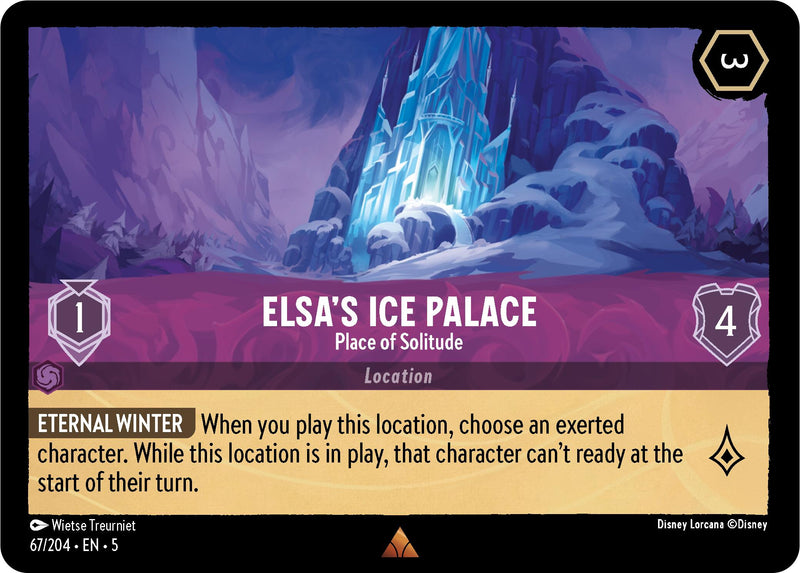 Elsa's Ice Palace - Place of Solitude (67/204) [Shimmering Skies] - Destination Retro