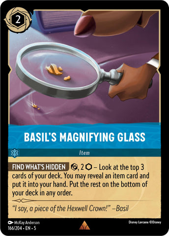 Basil's Magnifying Glass (166/204) [Shimmering Skies] - Destination Retro