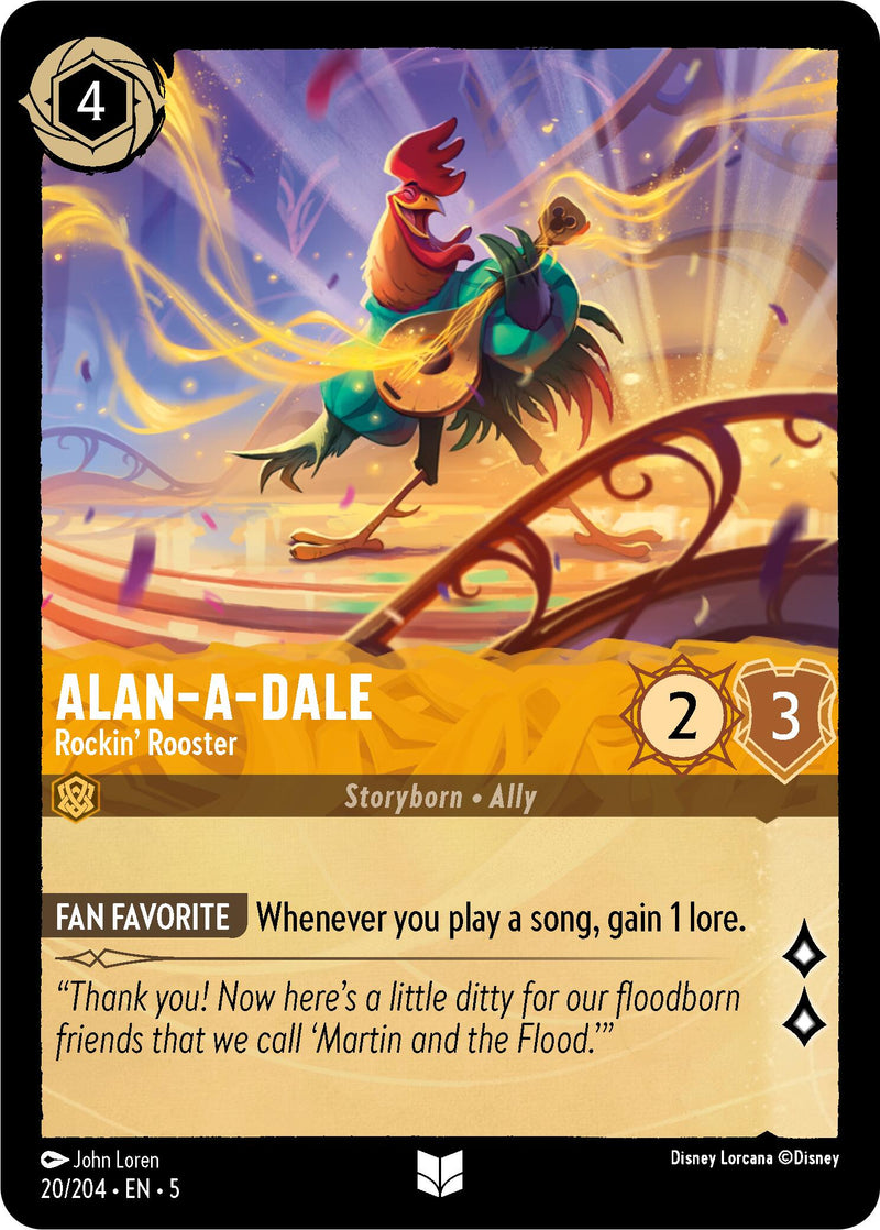 Alan-A-Dale - Rockin' Rooster (20/204) [Shimmering Skies] - Destination Retro