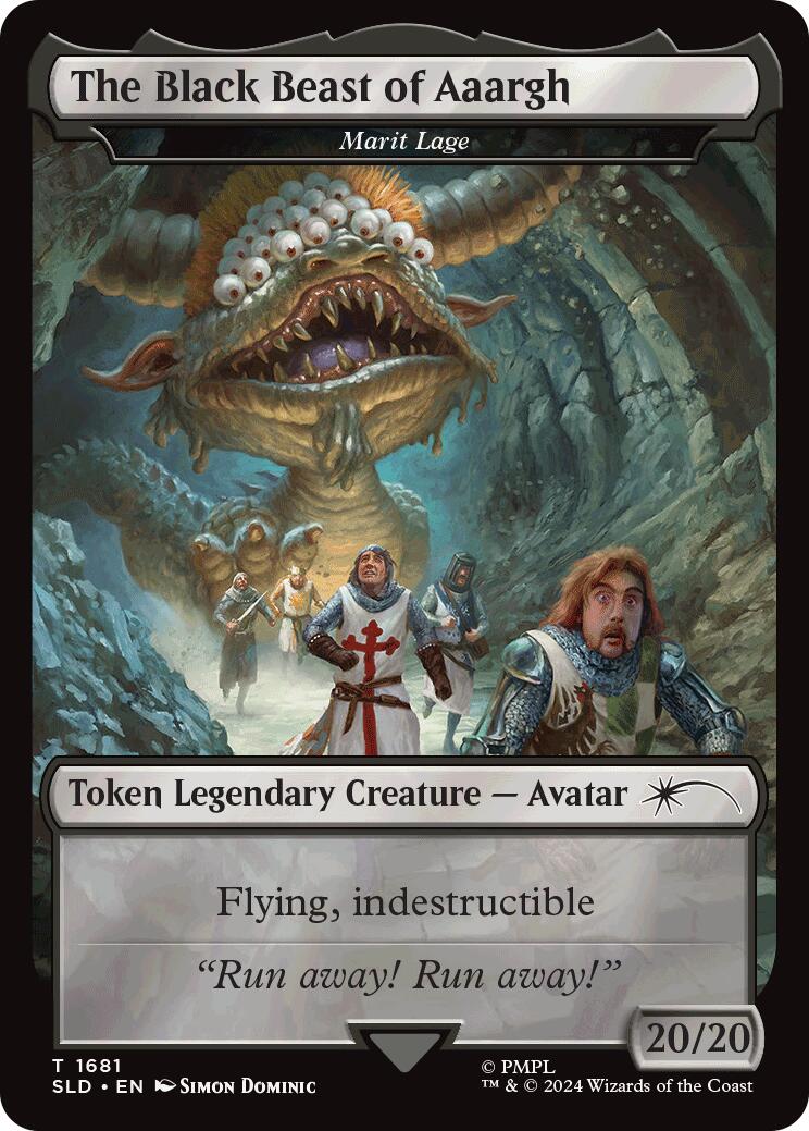 The Black Beast of Aaargh - Marit Lage Token [Secret Lair Drop Series] - Destination Retro