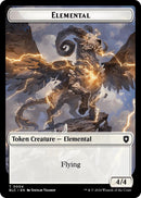 Elemental // Shark Double-Sided Token [Bloomburrow Commander Tokens] - Destination Retro