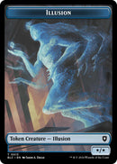 Illusion // Goblin Double-Sided Token [Bloomburrow Commander Tokens] - Destination Retro