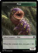 Pest // Shapeshifter Double-Sided Token [Bloomburrow Commander Tokens] - Destination Retro
