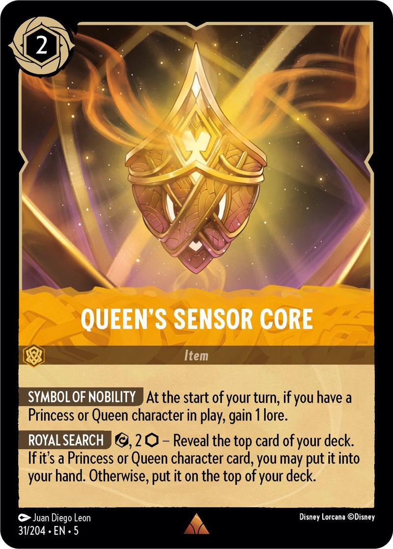 Queen's Sensor Core (31/204) [Shimmering Skies] - Destination Retro