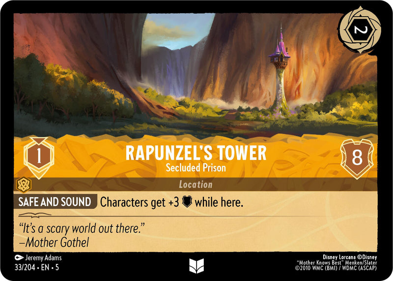 Rapunzel's Tower - Secluded Prison (33/204) [Shimmering Skies] - Destination Retro