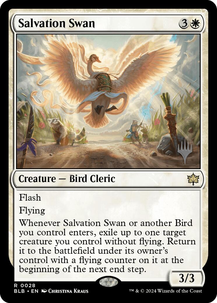 Salvation Swan (Promo Pack) [Bloomburrow Promos] - Destination Retro