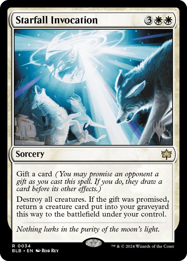 Starfall Invocation (Promo Pack) [Bloomburrow Promos] - Destination Retro