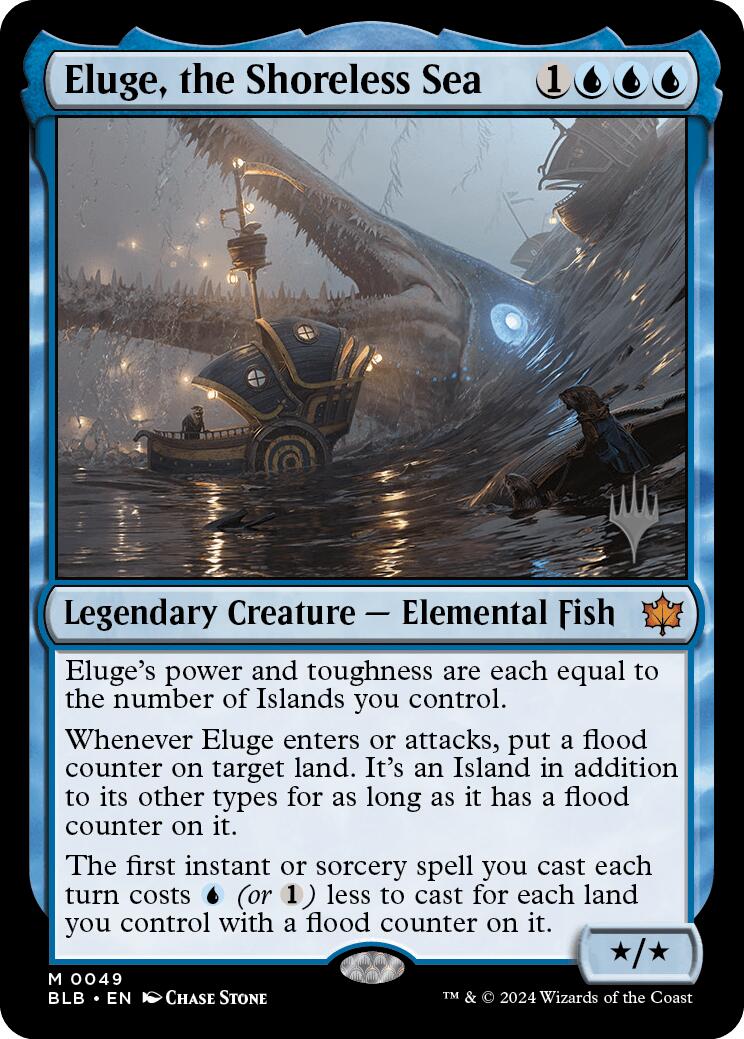 Eluge, the Shoreless Sea (Promo Pack) [Bloomburrow Promos] - Destination Retro