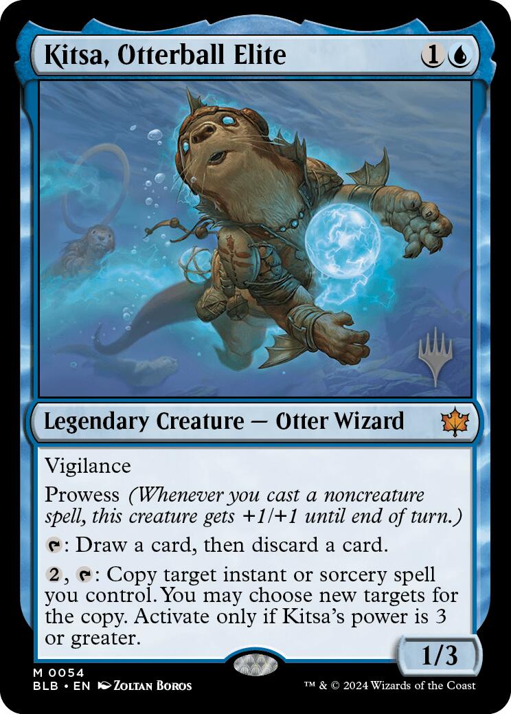 Kitsa, Otterball Elite (Promo Pack) [Bloomburrow Promos] - Destination Retro