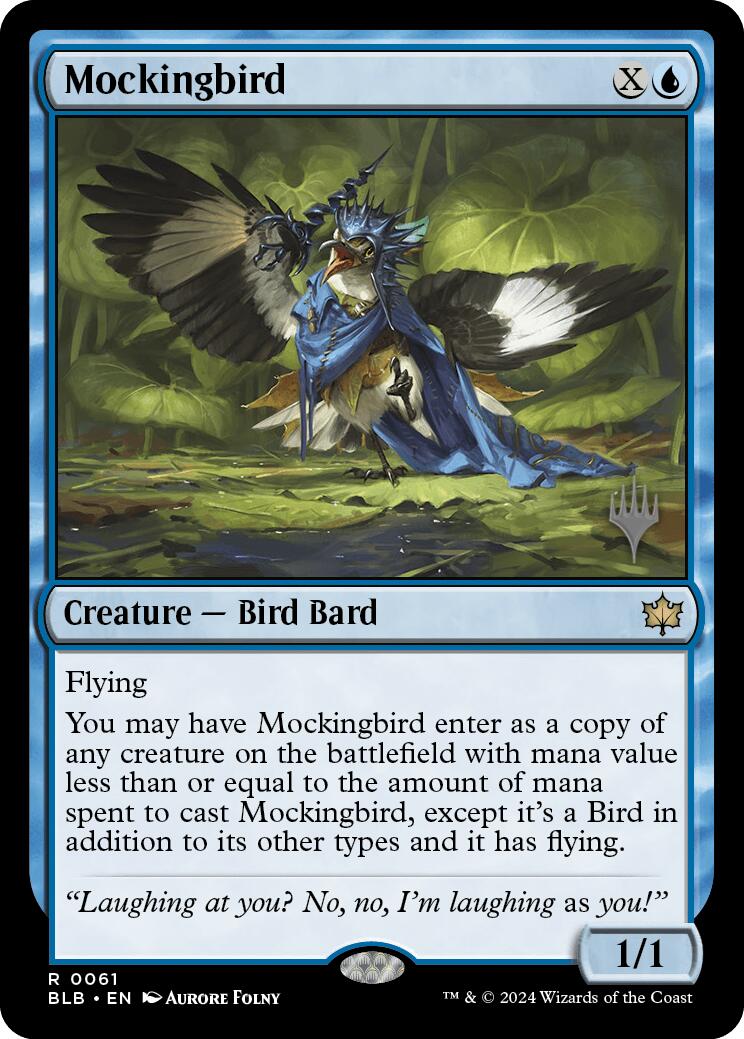 Mockingbird (Promo Pack) [Bloomburrow Promos] - Destination Retro
