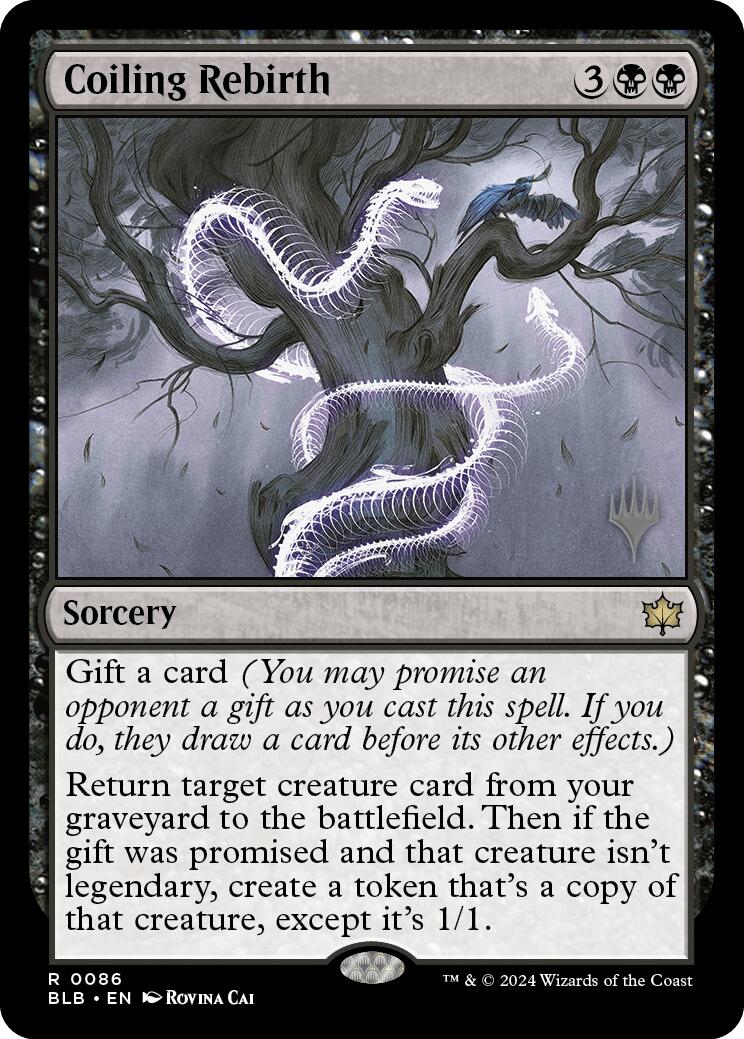 Coiling Rebirth (Promo Pack) [Bloomburrow Promos] - Destination Retro