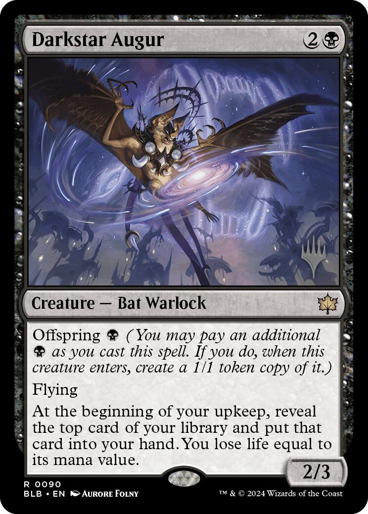 Darkstar Augur (Promo Pack) [Bloomburrow Promos] - Destination Retro