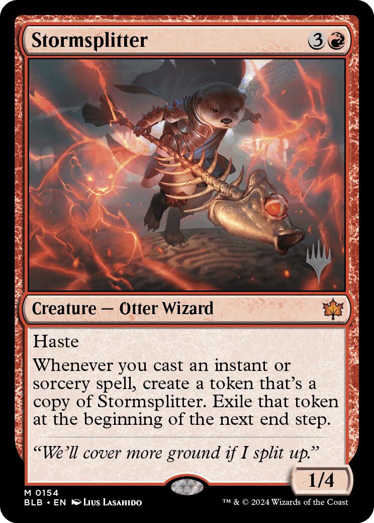 Stormsplitter (Promo Pack) [Bloomburrow Promos] - Destination Retro