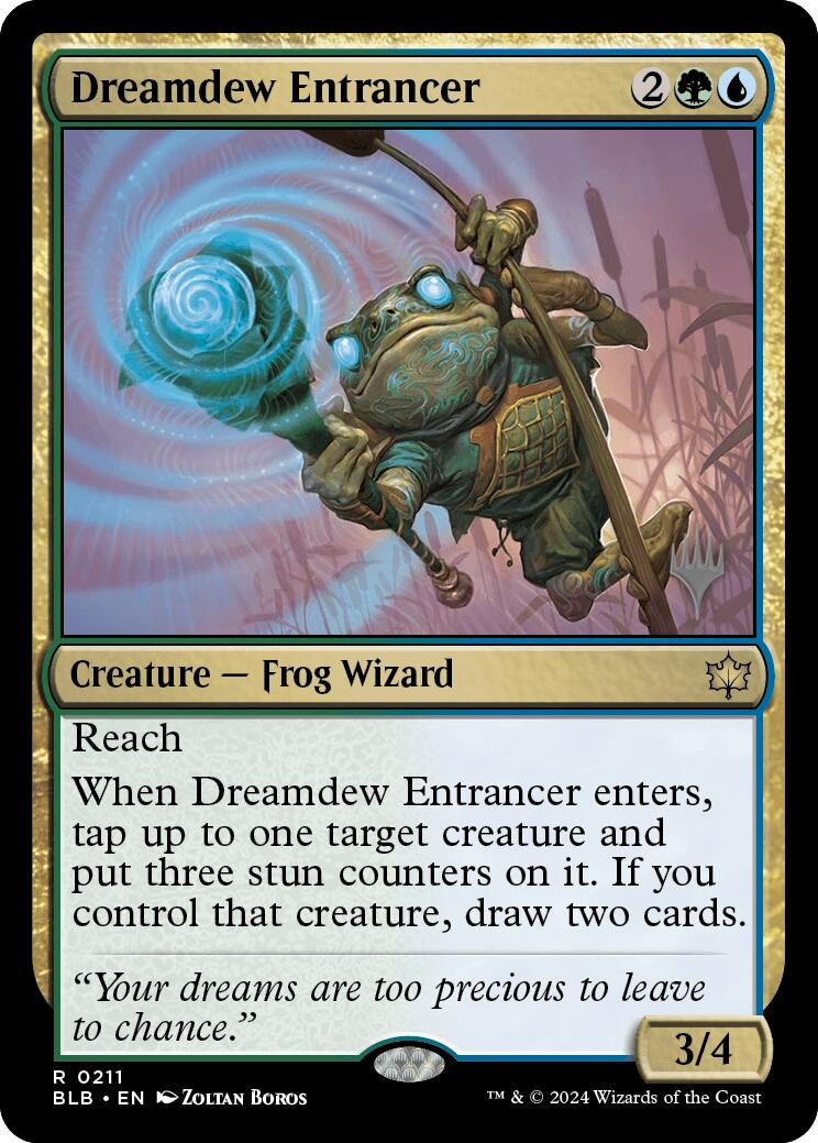 Dreamdew Entrancer (Promo Pack) [Bloomburrow Promos] - Destination Retro