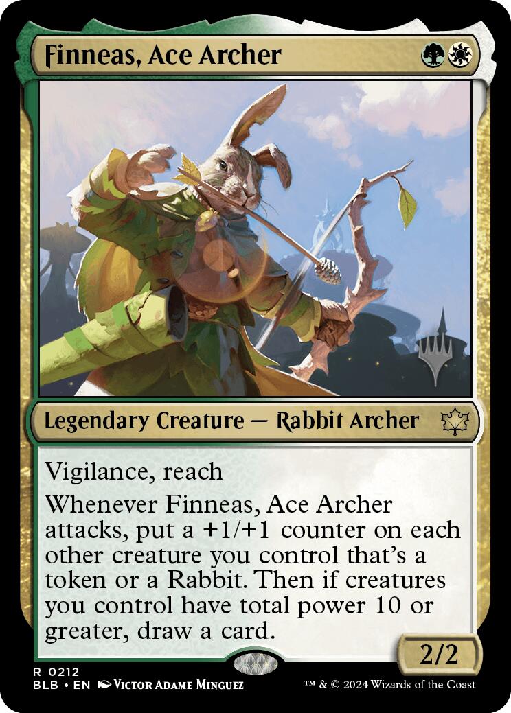 Finneas, Ace Archer (Promo Pack) [Bloomburrow Promos] - Destination Retro