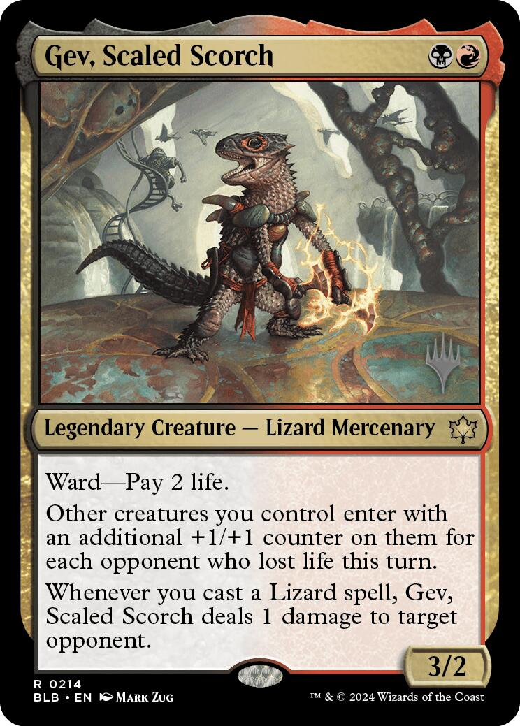 Gev, Scaled Scorch (Promo Pack) [Bloomburrow Promos] - Destination Retro
