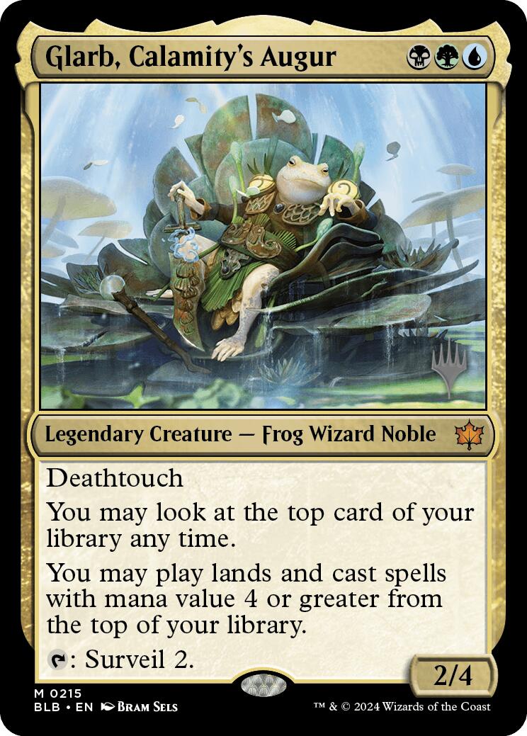Glarb, Calamity's Augur (Promo Pack) [Bloomburrow Promos] - Destination Retro
