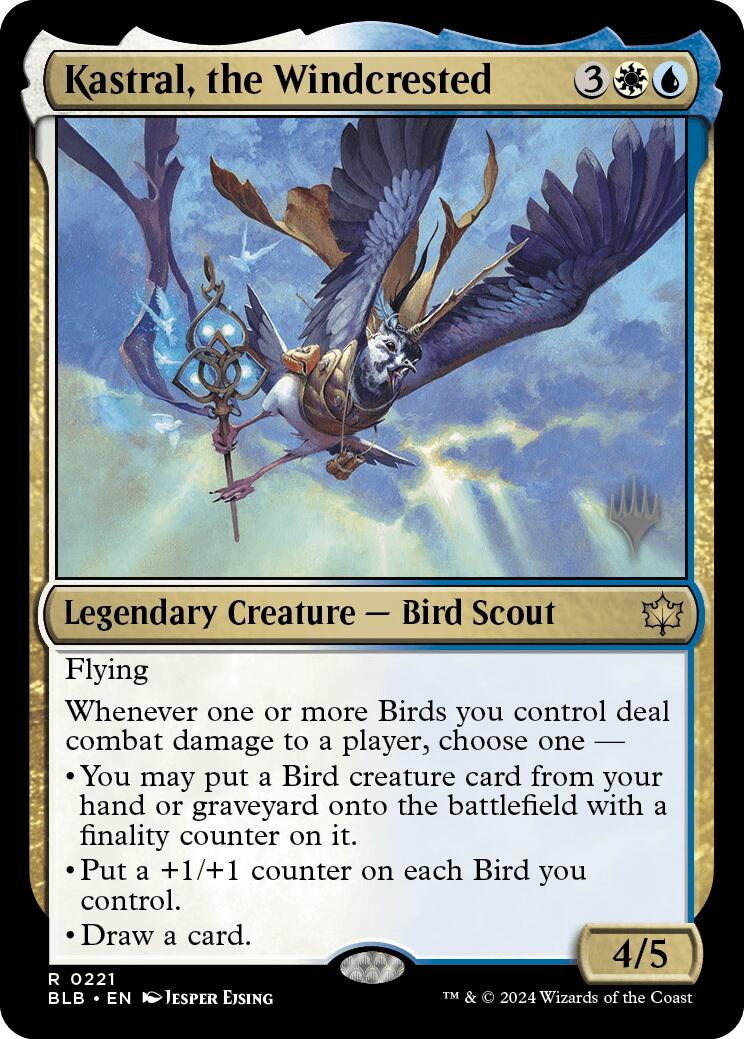 Kastral, the Windcrested (Promo Pack) [Bloomburrow Promos] - Destination Retro