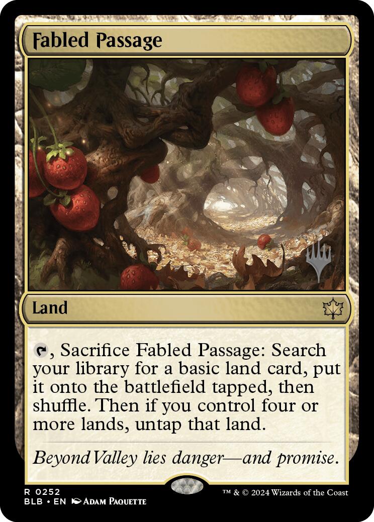 Fabled Passage (Promo Pack) [Bloomburrow Promos] - Destination Retro