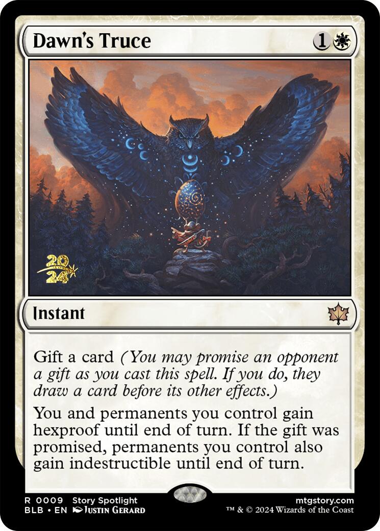 Dawn's Truce [Bloomburrow Prerelease Promos] - Destination Retro