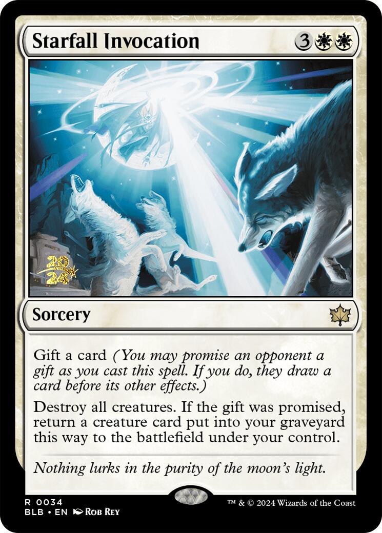 Starfall Invocation [Bloomburrow Prerelease Promos] - Destination Retro