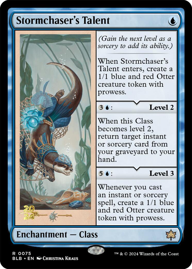 Stormchaser's Talent [Bloomburrow Prerelease Promos] - Destination Retro