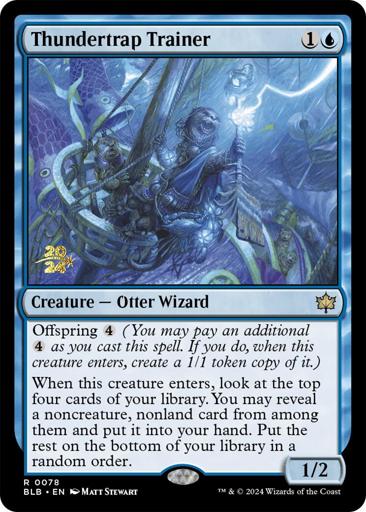 Thundertrap Trainer [Bloomburrow Prerelease Promos] - Destination Retro