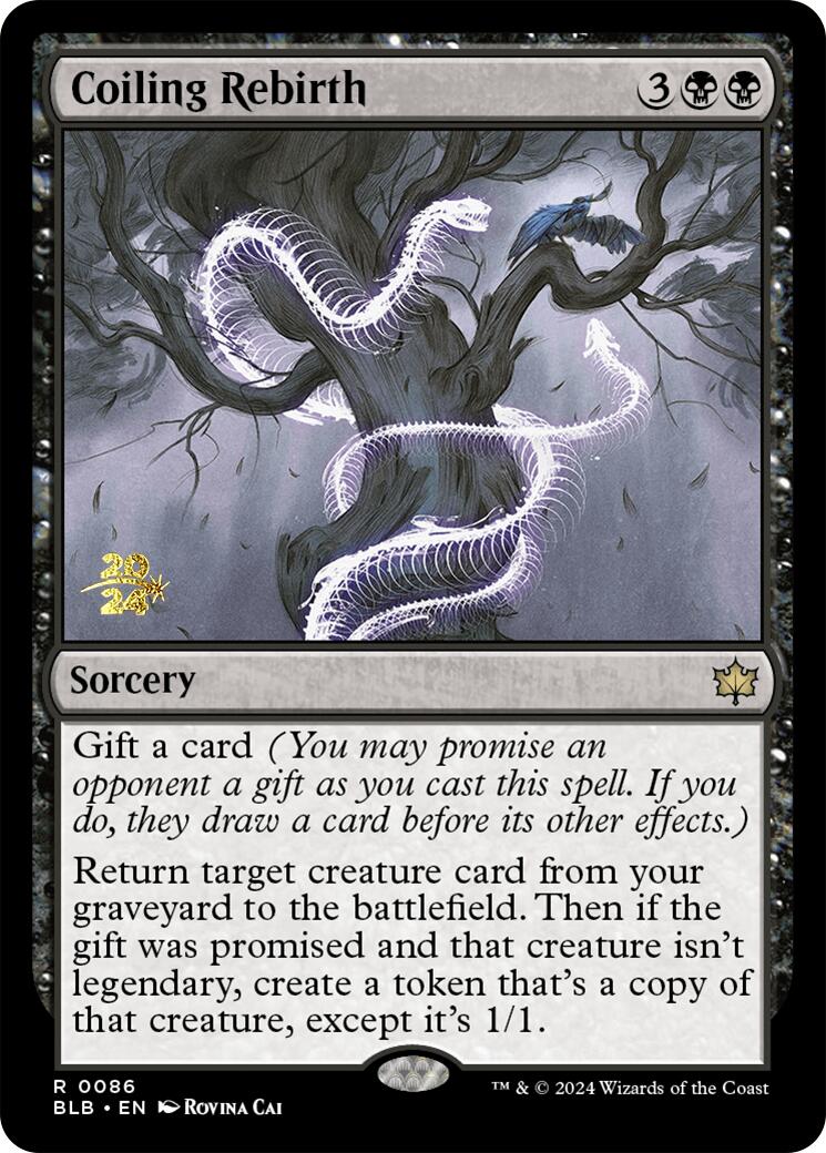 Coiling Rebirth [Bloomburrow Prerelease Promos] - Destination Retro