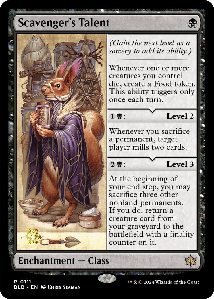 Scavenger's Talent [Bloomburrow Prerelease Promos] - Destination Retro