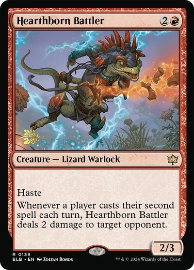 Hearthborn Battler [Bloomburrow Prerelease Promos] - Destination Retro