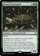 Fecund Greenshell [Bloomburrow Prerelease Promos] - Destination Retro