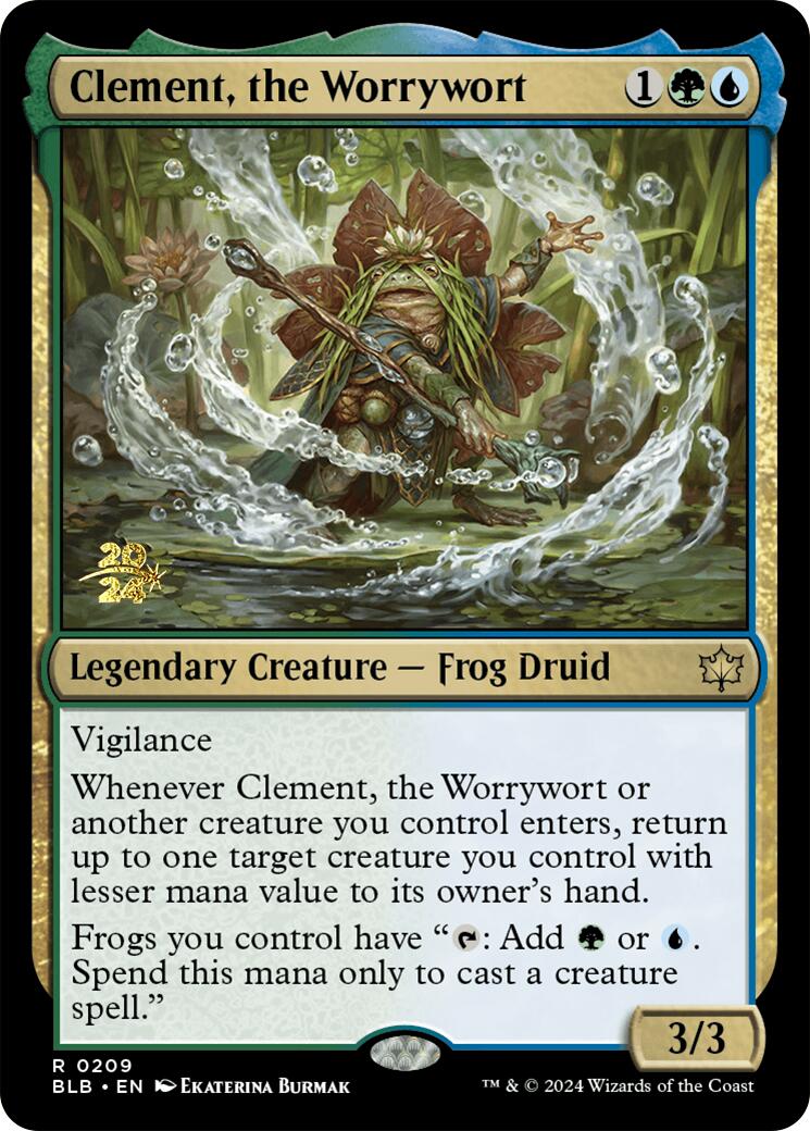 Clement, the Worrywort [Bloomburrow Prerelease Promos] - Destination Retro